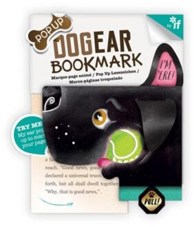 Veltman Distributie Stationery Dog Ear Bookmarks - Diana (Black Labrador)