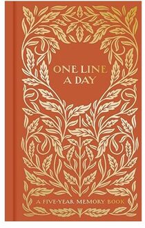 Veltman Distributie Stationery Gilded One Line A Day: A Five-Year Memory Book - Dana Tanamachi