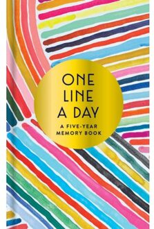 Veltman Distributie Stationery Rainbow One Line A Day - One Line A Day - Khalidy, Kindah