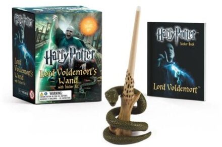 Veltman Distributie Stationery Voldemort's Wand with Sticker Kit : Lights Up!;Harry Potter Voldemort's Wand with Sticker Kit : Lights Up