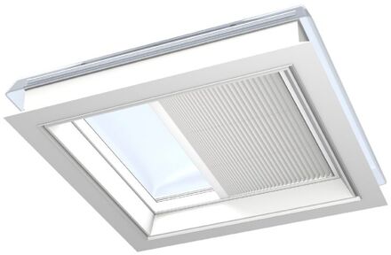 VELUX Elektrisch Plisségordijn Voor Cvp/cfp & Wl Fmg 060060 1016swl Wit