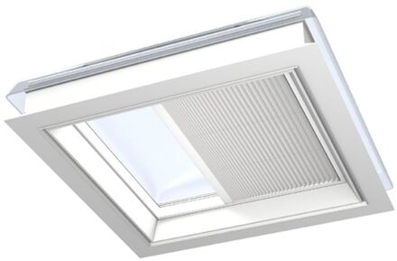 VELUX Elektrisch Plisségordijn Voor Cvp/cfp & Wl Fmg 120120 1016swl Wit