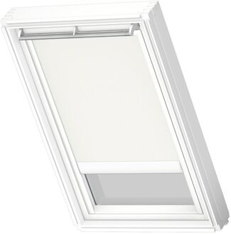 VELUX Elektrisch Verduisterend Dakraam Rolgordijn White Line Dml Uk04 1025swl Wit