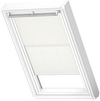 VELUX Manueel Duo Verduisterend Dakraam Rolgordijn White Line Dfd M04 1025swl Wit - Wit
