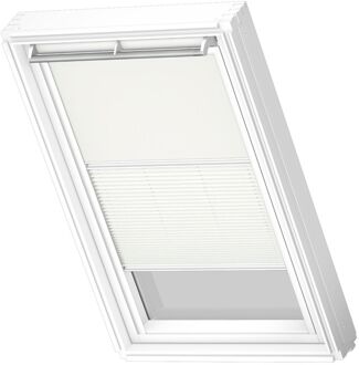 VELUX Manueel Duo Verduisterend Dakraam Rolgordijn White Line Dfd M08 1025swl Wit - Wit