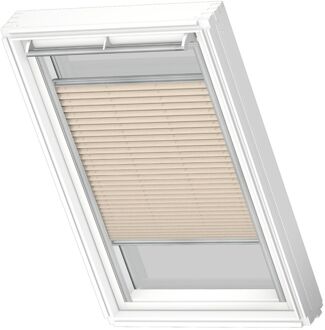 VELUX Manueel Lichtdoorlatend Plisségordijn Fhl Mk06 1283s Beige Clair