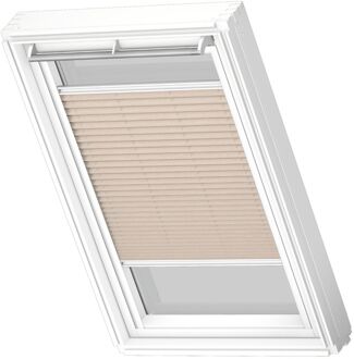 VELUX Manueel Lichtdoorlatend Plisségordijn White Line Fhl M04 1259swl Zand