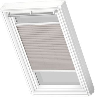 VELUX Manueel Lichtdoorlatend Plisségordijn White Line Fhl Mk04 1284swl Grijs