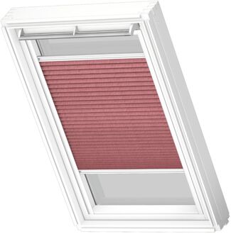 VELUX Manueel Lichtdoorlatend Plisségordijn White Line Fhl Mk06 1279swl Wijnrood