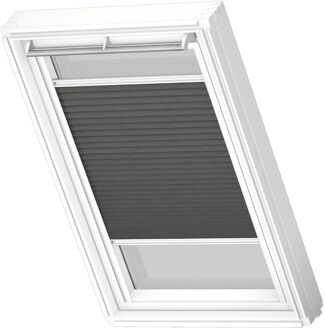 VELUX Manueel Lichtdoorlatend Plisségordijn White Line Fhl Pk06 1274swl Anthracite