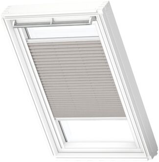 VELUX Manueel Lichtdoorlatend Plisségordijn White Line Fhl Pk25 1284swl Grijs