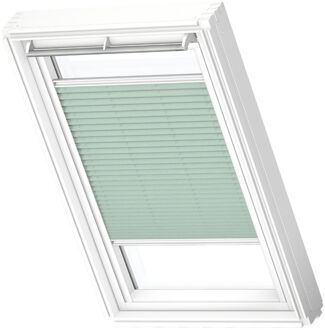 VELUX Manueel Lichtdoorlatend Plisségordijn White Line Fhl Sk06 1281swl Muntgroen