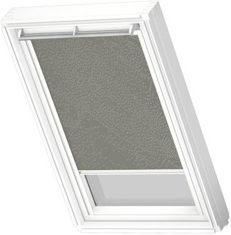 VELUX Manueel Verduisterend Dakraam Rolgordijn White Line Dkl Ck01 4575swl Groen