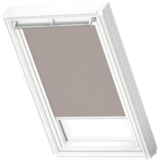 VELUX Manueel Verduisterend Dakraam Rolgordijn White Line Dkl Mk08 4580swl Licht Taupe
