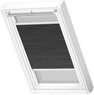 VELUX Manueel Verduisterend Plisségordijn Fhc Ck02 1047swl Steenkool White Line