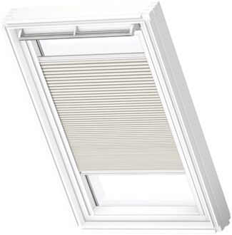 VELUX Manueel Verduisterend Plisségordijn Fhc Fk04 1172swl Lichtgrijs White Line