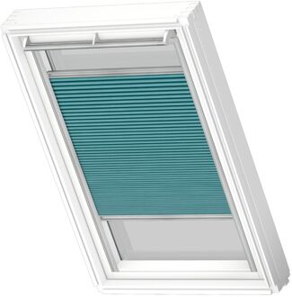 VELUX Manueel Verduisterend Plisségordijn Fhc M04 1173s Petrol Blauw