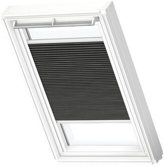 VELUX Manueel Verduisterend Plisségordijn Fhc S04 1047swl Steenkool White Line