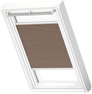VELUX Manueel Verduisterend Plisségordijn Fhc S06 1165swl Lichtbruin White Line