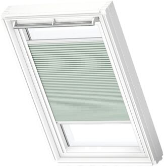 VELUX Manueel Verduisterend Plisségordijn Fhc S06 1168swl Stoffig Groen White Line