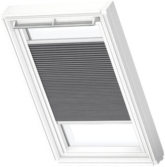 VELUX Manueel Verduisterend Plisségordijn Fhc S06 1170swl Donkertaupe White Line