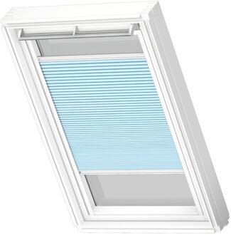 VELUX Manueel Verduisterend Plisségordijn Fhc Sk06 1169swl Lichtblauw White Line