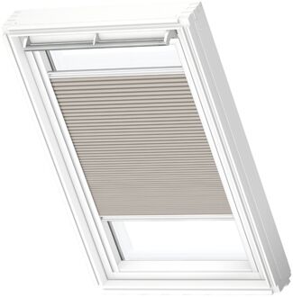 VELUX Manueel Verduisterend Plisségordijn Fhc U08 1171swl Donkerzand White Line