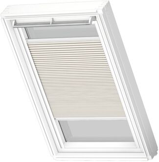 VELUX Manueel Verduisterend Plisségordijn Fhc U08 1172swl Lichtgrijs White Line