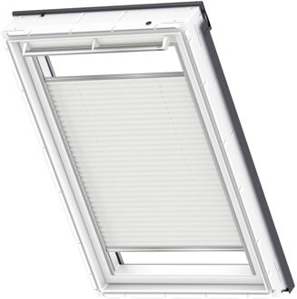 VELUX Origineel Verduisterend Plisségordijn (FHC), Zilveren Kozijn, CK02, Wit