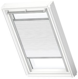 VELUX Origineel Verduisterend Plisségordijn (FHC), Zilveren Kozijn, M04, 304, 1, Wit