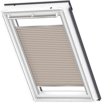 VELUX Origineel Verduisterend Plisségordijn (FHC), Zilveren Kozijn, MK08, Beige