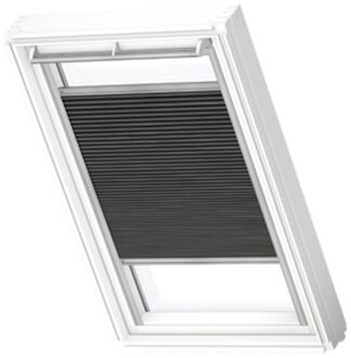 VELUX Origineel Verduisterend Plisségordijn (FHC), Zilveren Kozijn, S06, 606, 4, Black