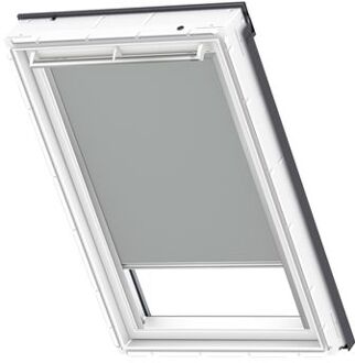 VELUX Origineel Verduisterend Rolgordijn (DKL), Zilveren Kozijn, MK08, Grijs