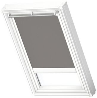 VELUX Verduisterend Dakraam Rolgordijn Op Zonne-energie White Line Dsl Mk08 0705swl Grijs