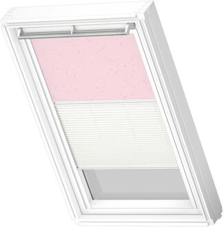 VELUX Verduisterend Rolgordijn Dfd U04 4659swl - Manueel - Roze Sterren