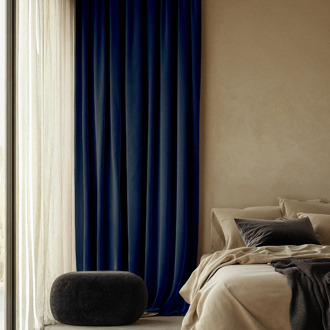 Velvet Gordijnen Verduisterend - Haken Of Ringen 250x150 Cm - - Dekbed-Discounter.nl