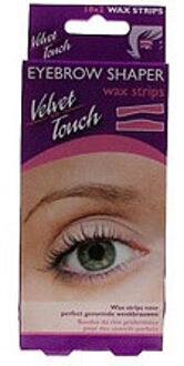Velvet Touch Eyebrow Shaper - 18 Stuks - Wax Strips