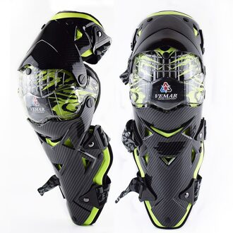 Vemar Motorfiets Beschermende Knie Pads Motobike Knee Protector Motocross Motorsports Knie Protector Beschermende Gear groen