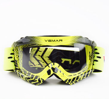 Vemar Motorfiets Bril Winddicht Motocross Goggles Kids Ski Goggle Moto Mx Goggles Motorbike Dirt Bike Brillen Voor Kinderen champagne