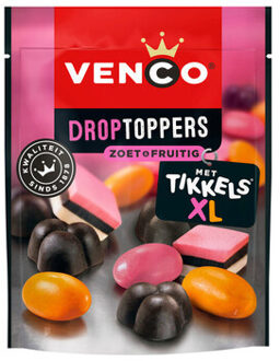 Venco Venco - Droptoppers Fruitig 215 Gram 10 Stuks