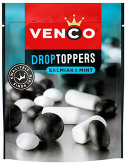 Venco Venco - Droptoppers Salmiak Mint 215 Gram 10 Stuks
