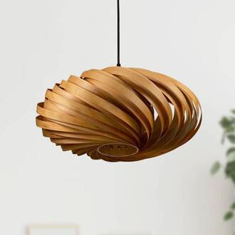 Veneria hanglamp, kersen, Ø 50 cm licht hout