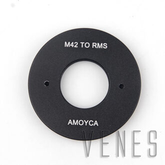 Venes 20mm Voor RMS-M42, aluminium Lens Adapter Pak Voor RMS Royal Microscopie Society Lens M42 Mount Buiten Draad m42