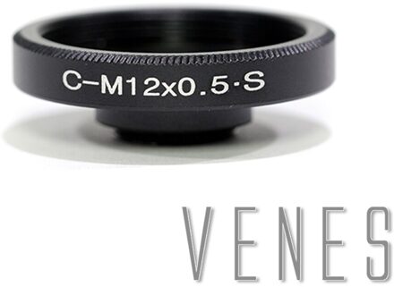 Venes C Mount Lens M12, Aluminium Lens Adapter Pak Voor CS of C Mount Lens M12 camera