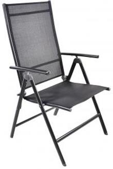 Veneto Standenstoel grijze tuinstoel - Set van 2 stuks