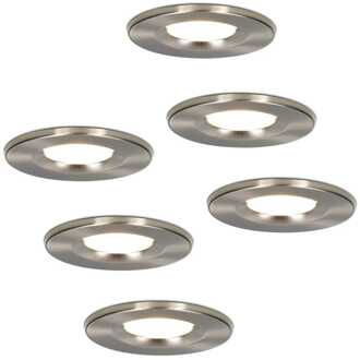 Venezia - LED Inbouwspots Badkamer IP65 Zilver