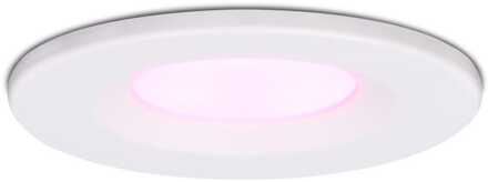 Venezia smart inbouwspot - IP65 waterdicht - 6 Watt 450 lumen - Wifi + Bluetooth - RGBWW - Google Home, Amazon Alexa en Siri - Wit - Voor binnen en buiten