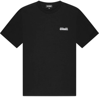 Venezia T-Shirt Heren Zwart/Wit Quotrell , Multicolor , Heren - Xl,L,M,S,Xs