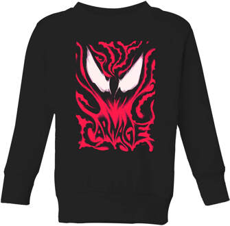 Venom Carnage Kids' Sweatshirt - Black - 98/104 (3-4 jaar) - Zwart - XS