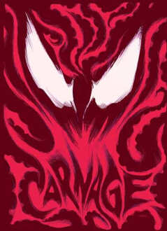 Venom Carnage Men's T-Shirt - Burgundy - XS - Burgundy